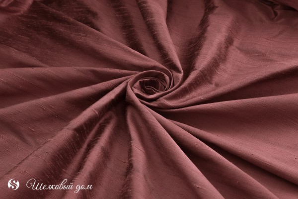 Темный тускло-розовый дикий шелк