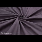 Пастельно-фиолетовый натуральный дикий шелк